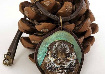 piedra pintada nutria