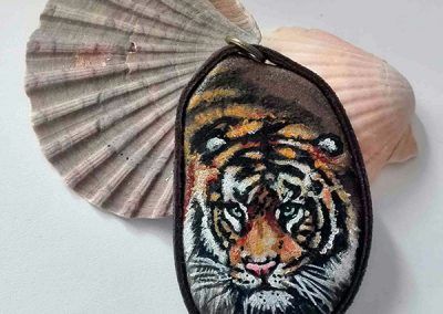 piedra pintada tigre